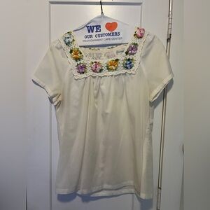 Vintage embroidered blouse